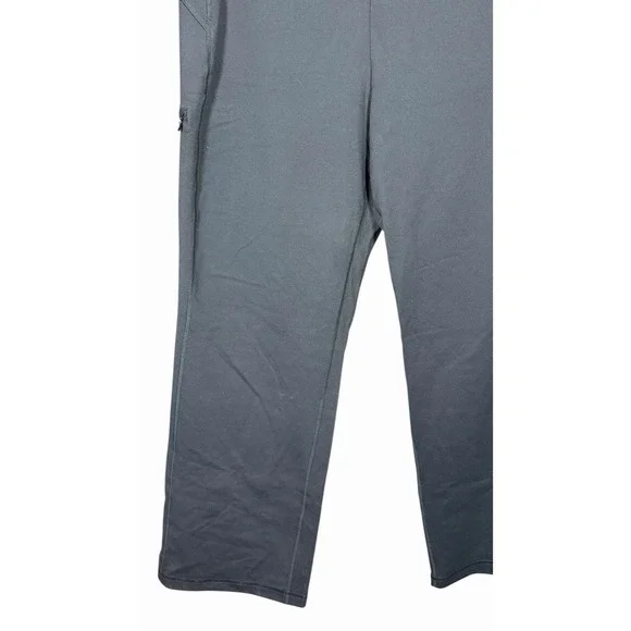 Duluth Trading Co Womens L 31 NoGA Classic Relaxed Fit Pants Straight Black Legs - Picture 4 of 11